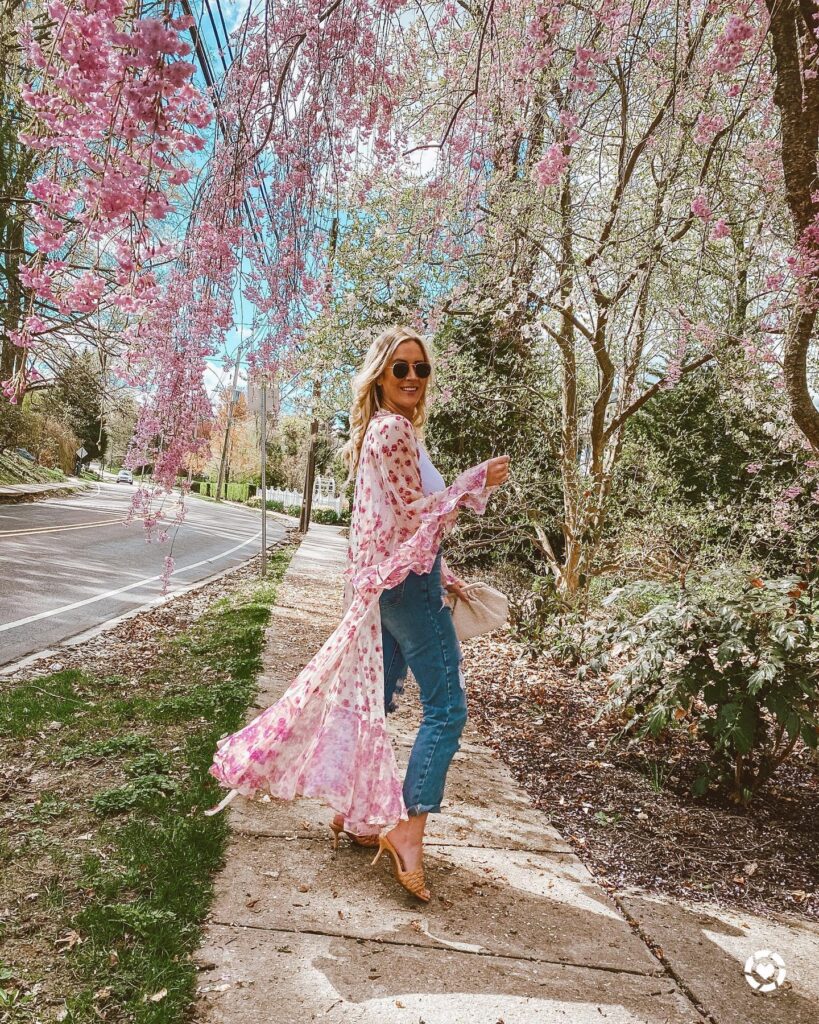 Lacey Edge Floral Dress.