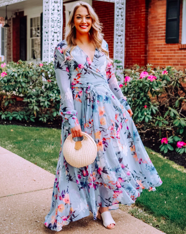 Floral Chiffon Dress